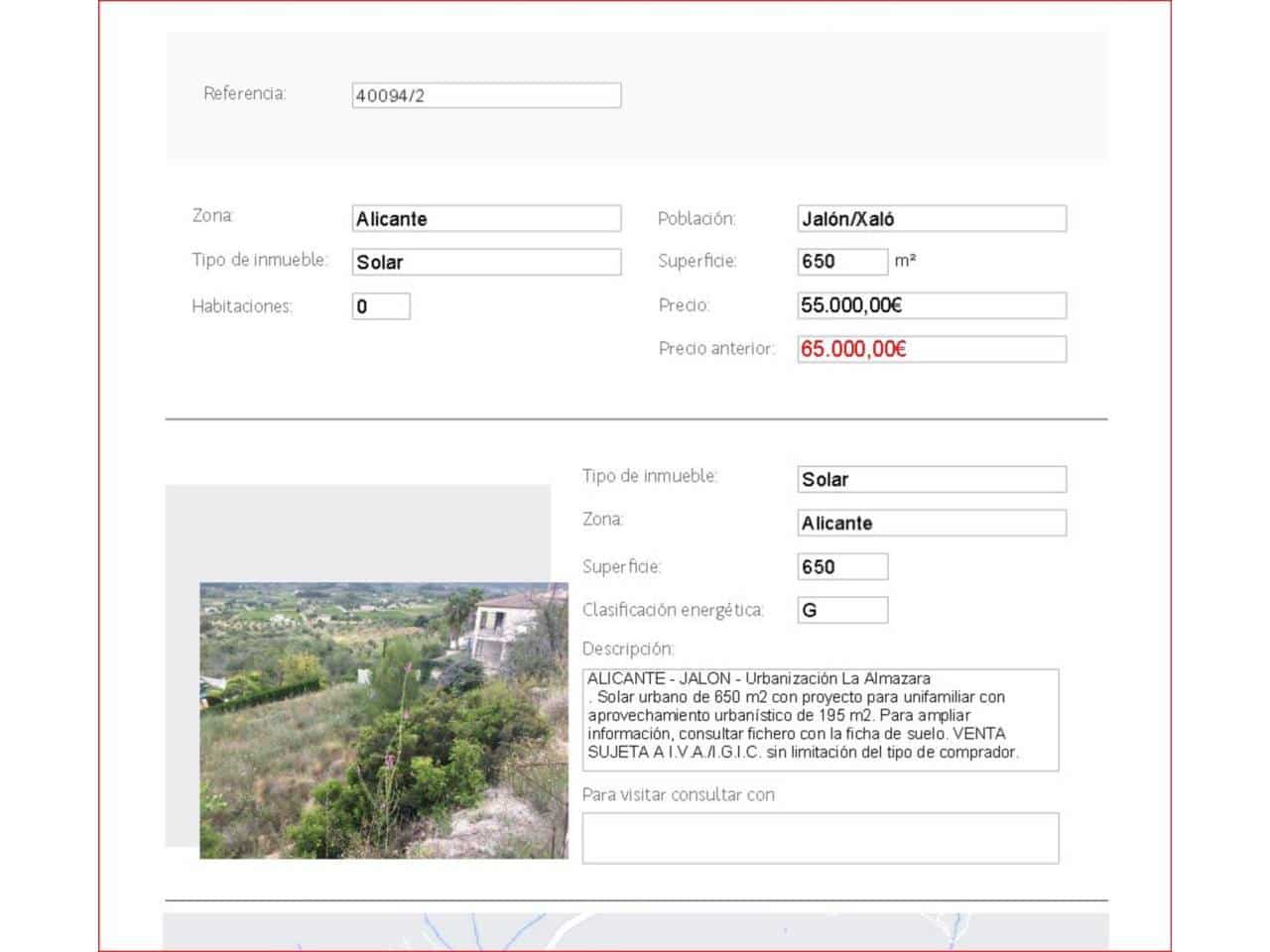 Terrain à Bâtir à vendre à Alicante ville - 65 000 € (Ref: 8306181)