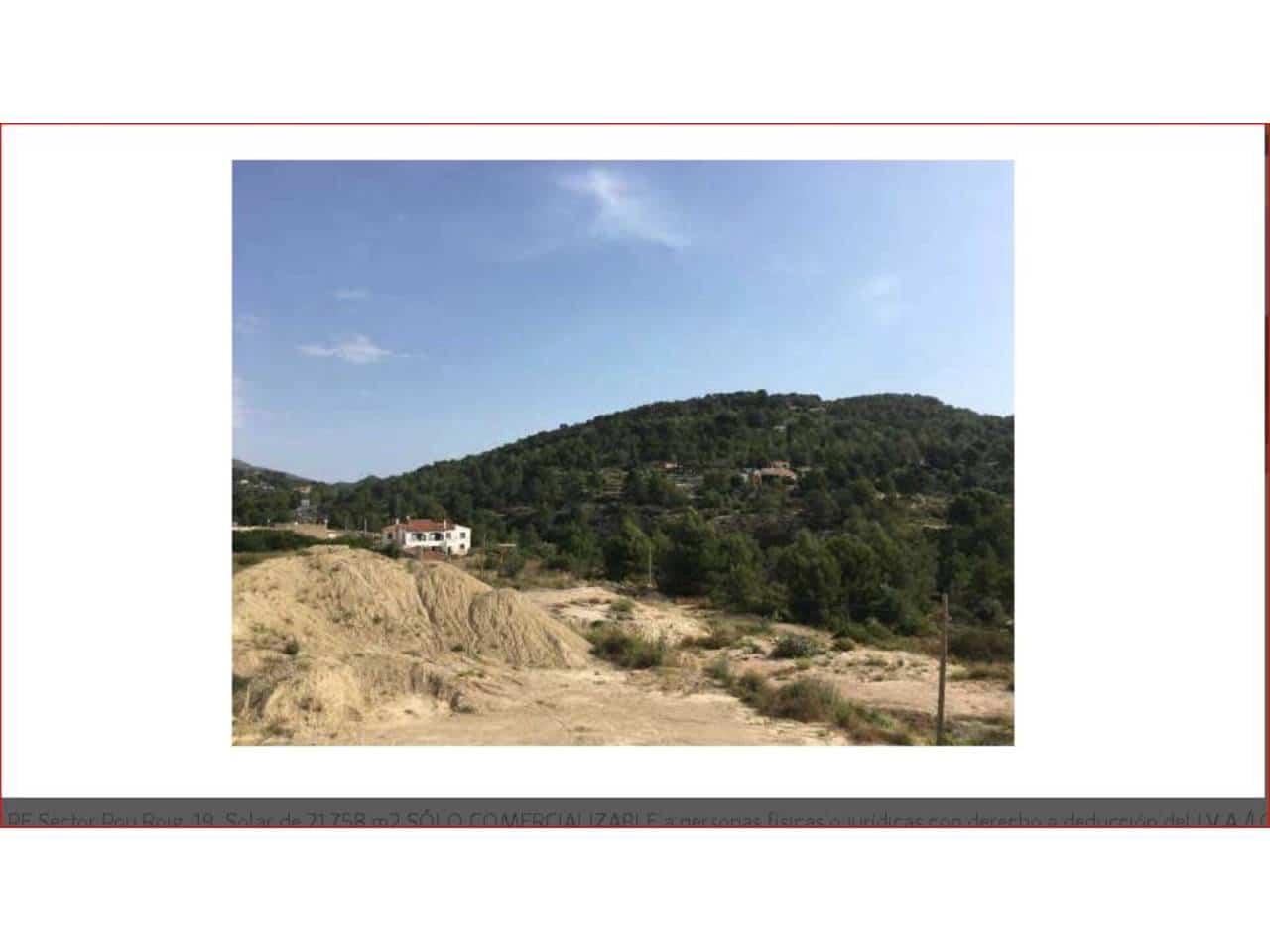 Terrain à Bâtir à vendre à Calpe / Calp - 3 500 000 € (Ref: 8308080)