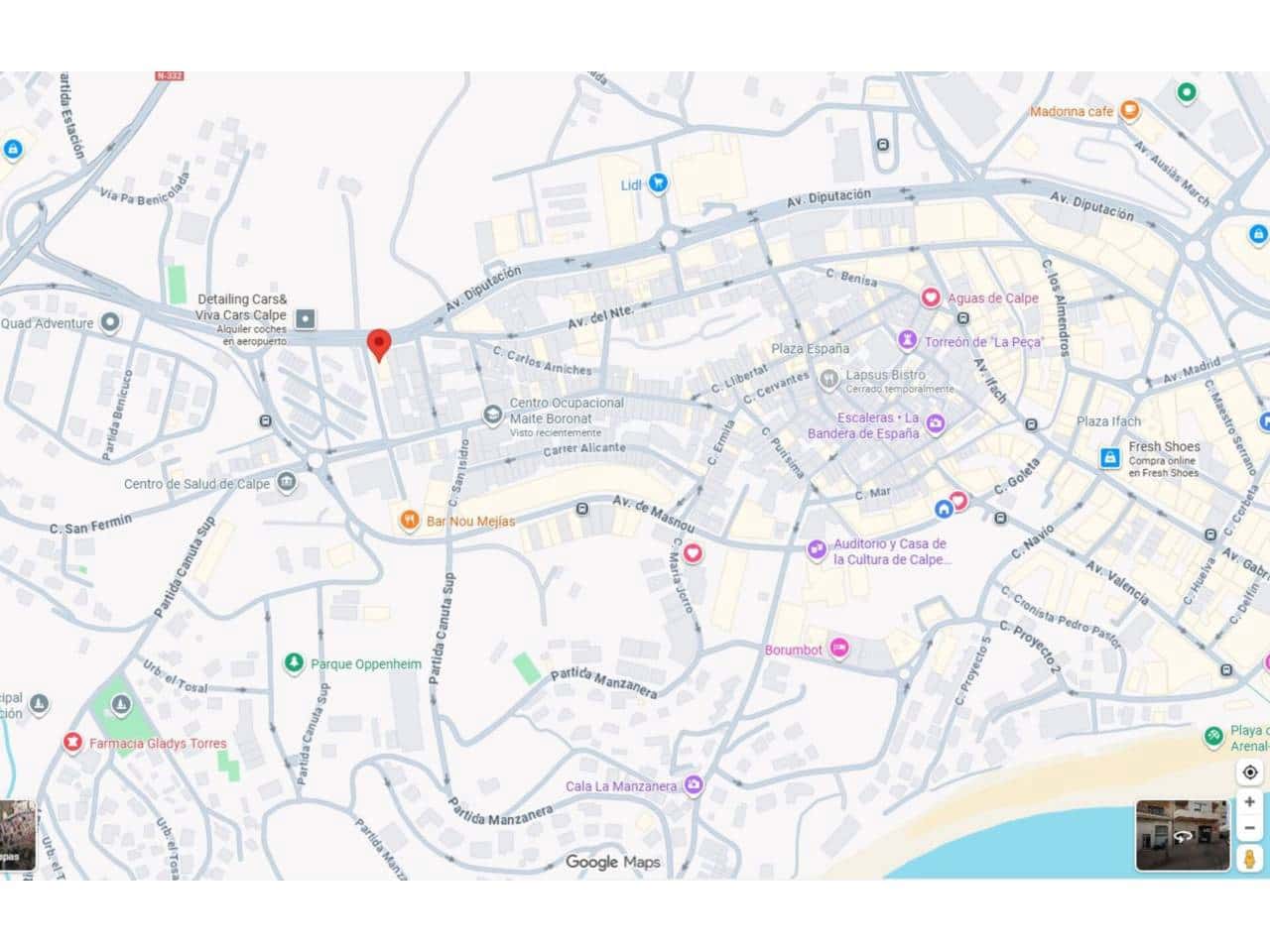 Garage for rent in Calpe / Calp - € 100 (Ref: 9441234)