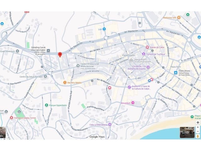 Garage zu vermieten in Calpe / Calp - 100 € (Ref: 9441234)