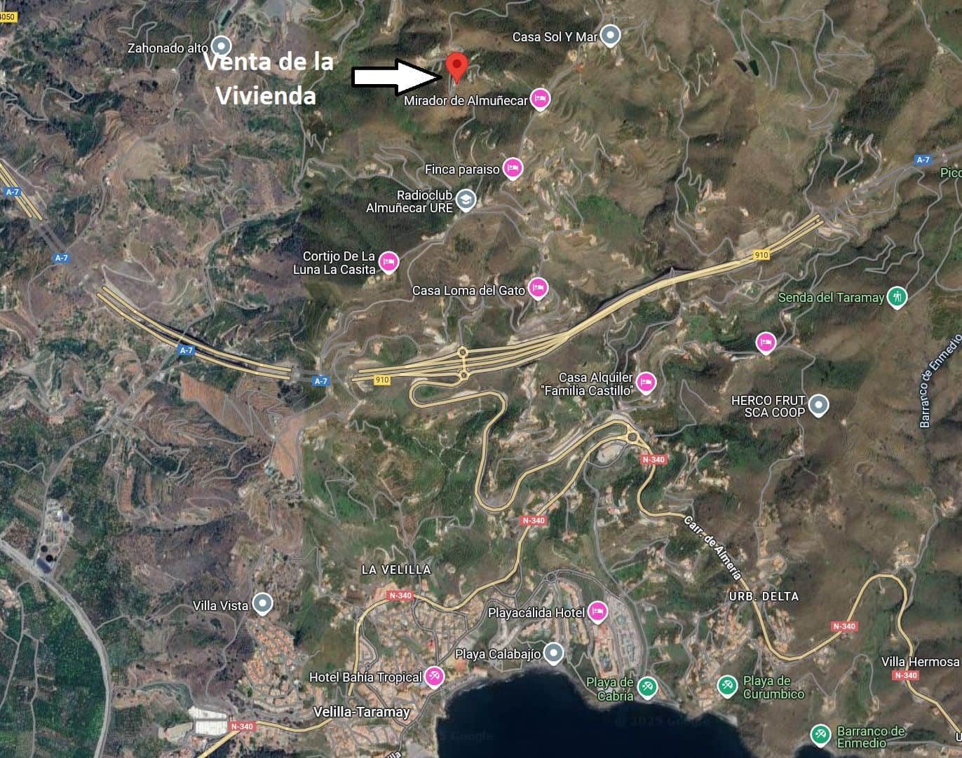 3 chambre Finca/Maison de Campagne à vendre à Almunecar avec garage - 249 000 € (Ref: 9043977)