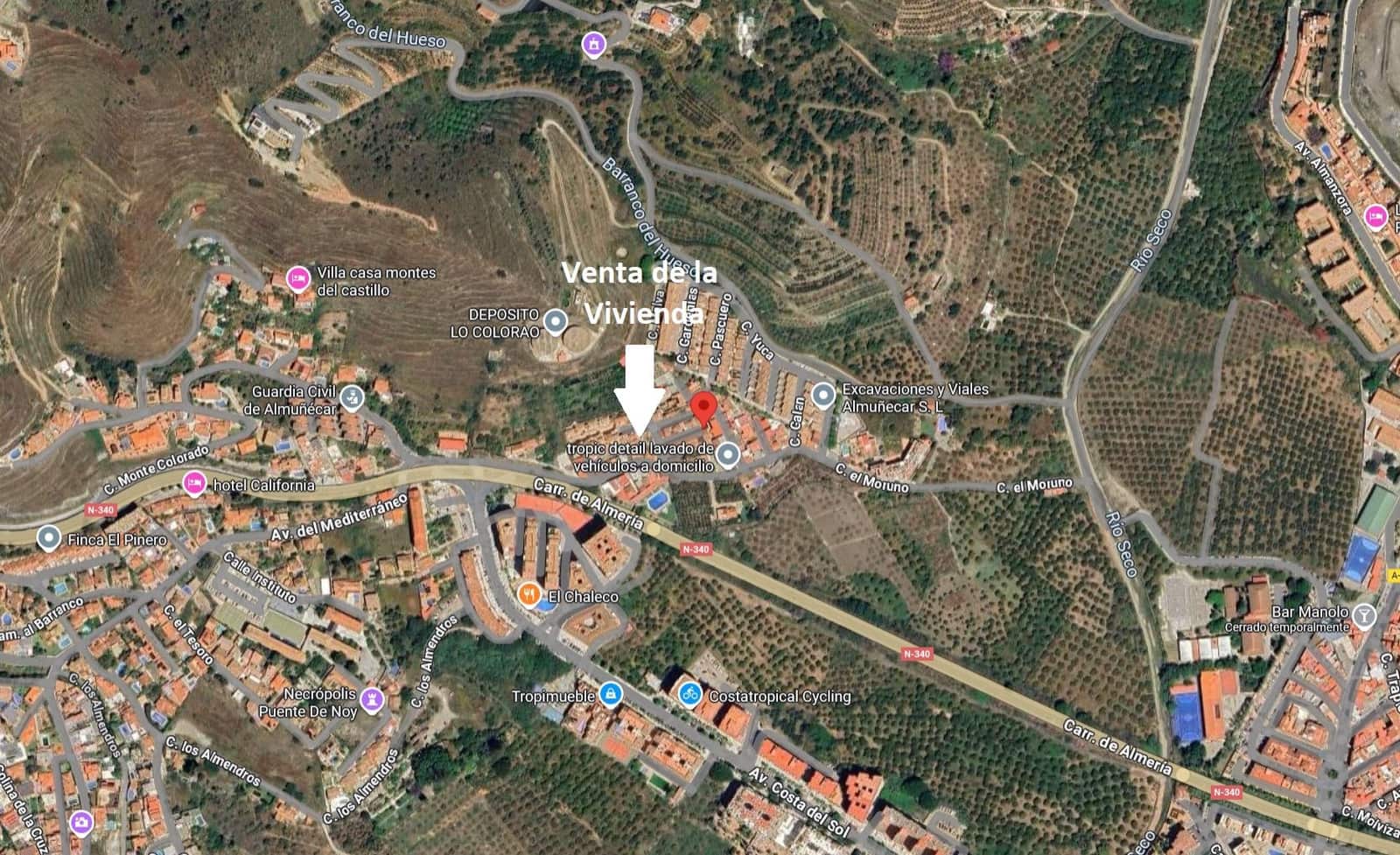 3 soveværelse Rækkehus til salg i Almunecar med garage - € 310.000 (Ref: 9148551)