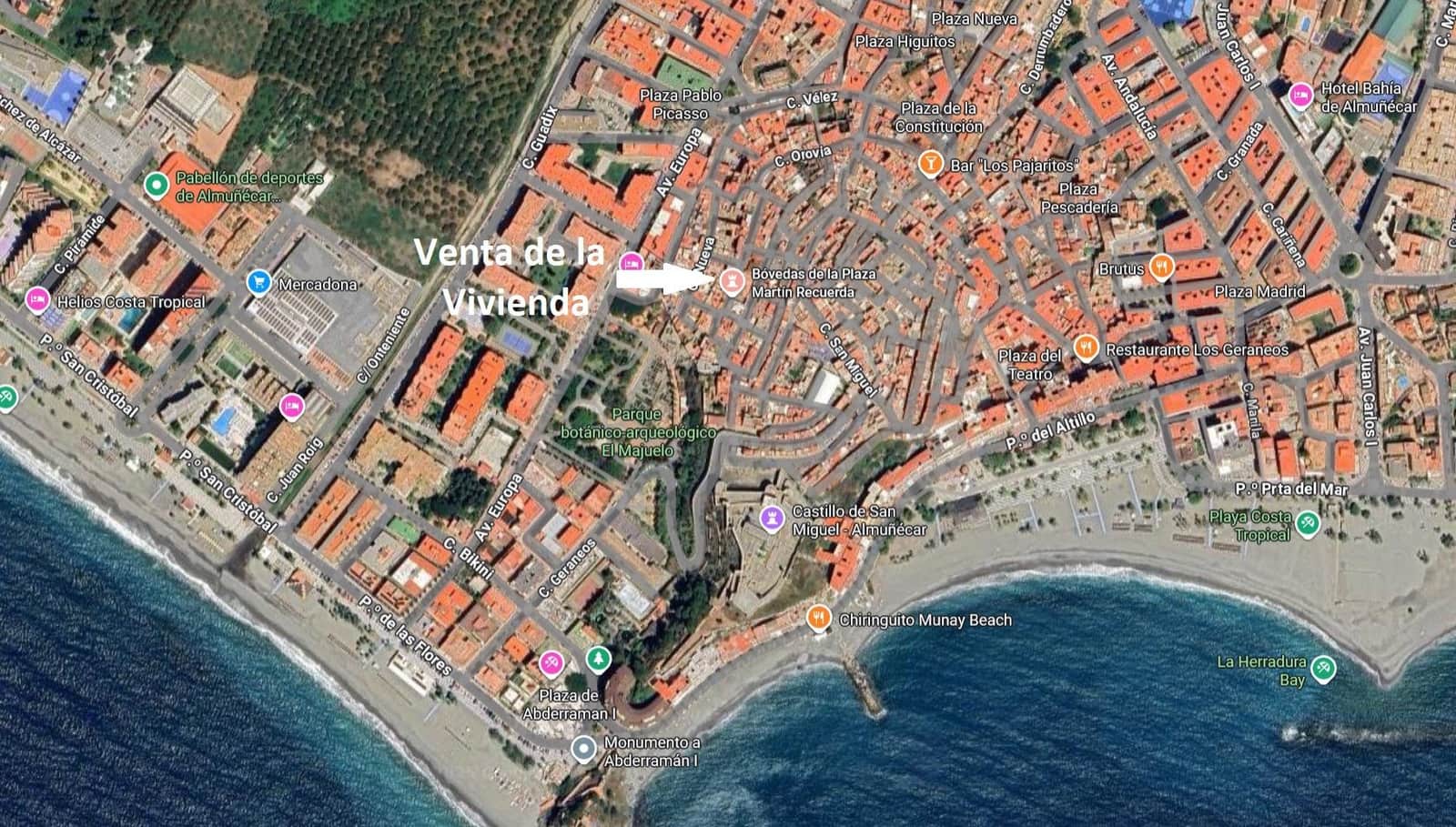 3 makuuhuone Rivitalo myytävänä paikassa Almunecar - 315 000 € (Ref: 9403367)