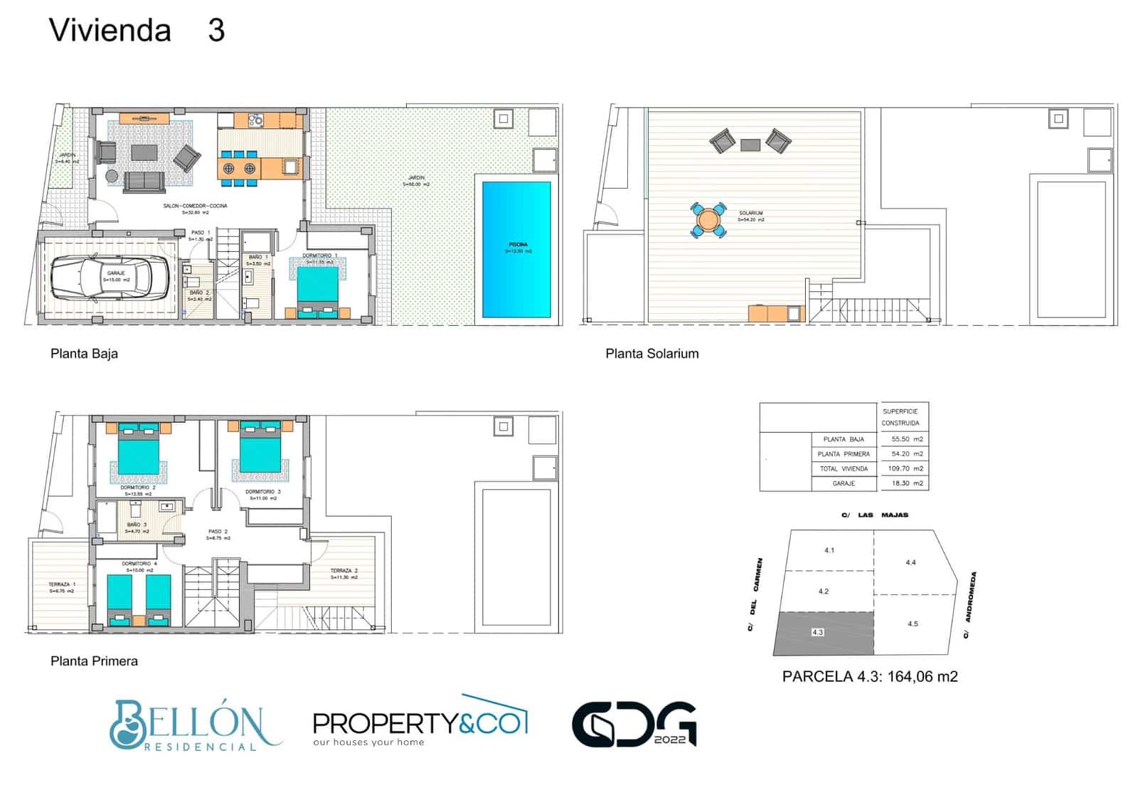 4 soverom Hus til salgs i Los Belones med svømmebasseng garasje - € 355 000 (Ref: 8619614)