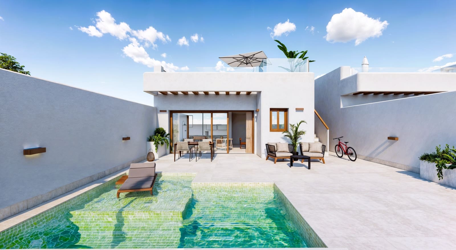 2 bedroom Villa for sale in Torre-Pacheco with pool garage - € 279,900 (Ref: 9190825)