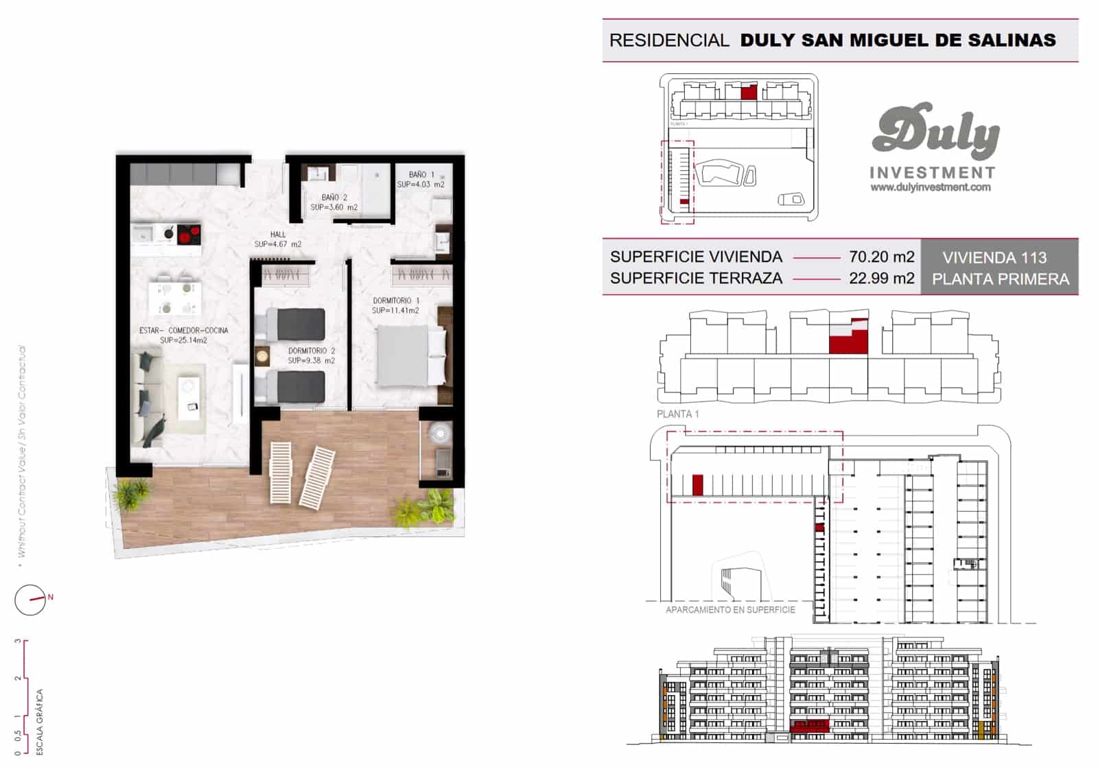 2 soverom Leilighet til salgs i San Miguel de Salinas med svømmebasseng garasje - € 219 000 (Ref: 9265116)