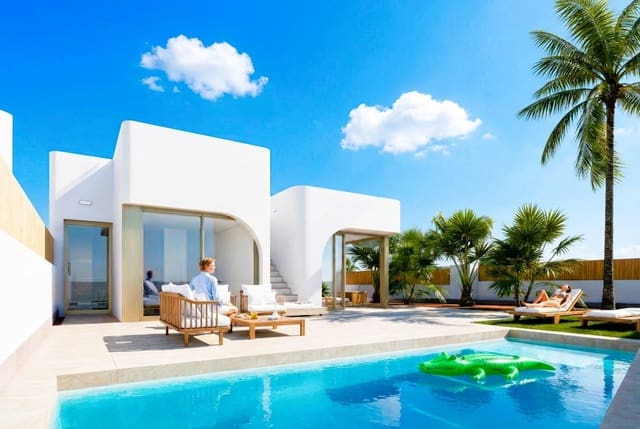 3 makuuhuone Huvila myytävänä paikassa Las Lomas de Rame - Bahía Bella, Los Alcázares mukana uima-altaan 
autotalli - 589 900 € (Ref: 9432839)