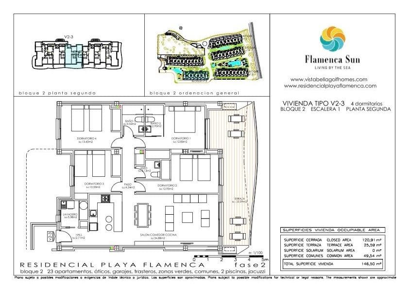 3 slaapkamer Appartement te koop in Playa Flamenca met zwembad garage - € 469.000 (Ref: 9448994)