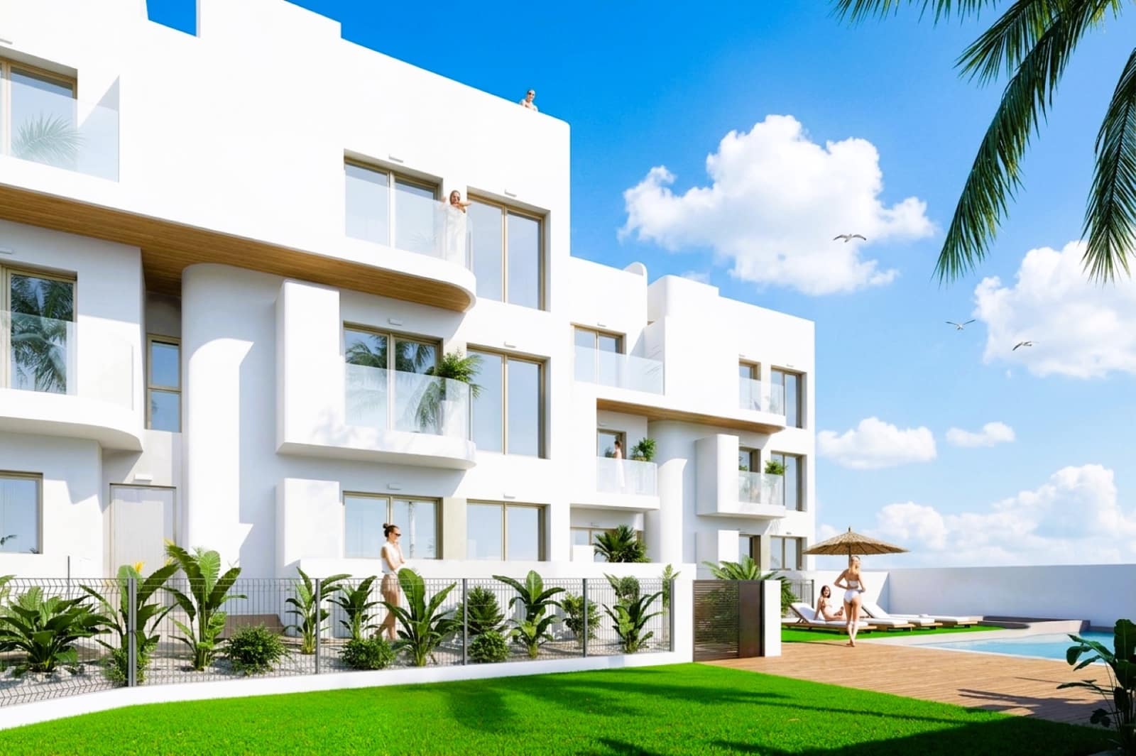 Apartamento de 2 habitaciones en Los Alcázares en venta con piscina garaje - 279.900 € (Ref: 9984461)