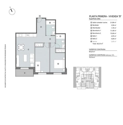 2 soveværelse Lejlighed til salg i Pescadores, Mazarrón - € 179.900 (Ref: 9984462)