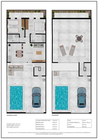 2 soverom Hus til salgs i La Pinilla, Fuente Alamo de Murcia med svømmebasseng garasje - € 214 750 (Ref: 9984464)