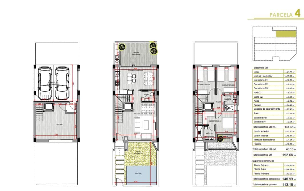 3 soveværelse Lejlighed til salg i Gata de Gorgos med swimmingpool - € 399.000 (Ref: 8653819)