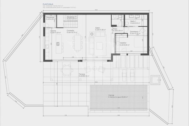 5 sovrum Villa till salu i Partides comunes - Adsubia, Javea / Xàbia med pool - 1 078 000 € (Ref: 8878982)
