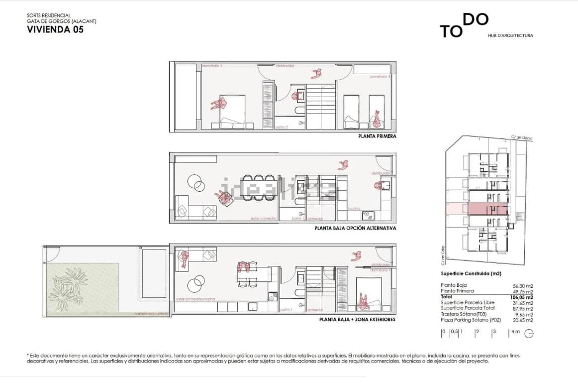 3 soveværelse Byhus til salg i Gata de Gorgos - € 339.000 (Ref: 9332721)