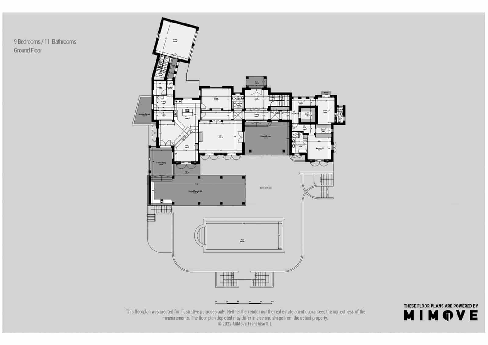 9 chambre Villa/Maison à vendre à Sotogrande avec piscine garage - 3 600 000 € (Ref: 9741607)