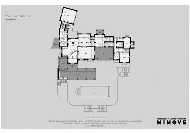 9 sovrum Villa till salu i Sotogrande med pool garage - 3 600 000 € (Ref: 9741607)