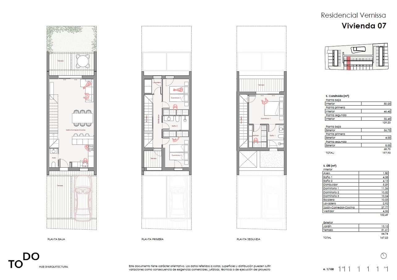 3 sypialnia Dom szeregowy na sprzedaż w Denia z basenem garażem - 395 000 € (Ref: 9784337)