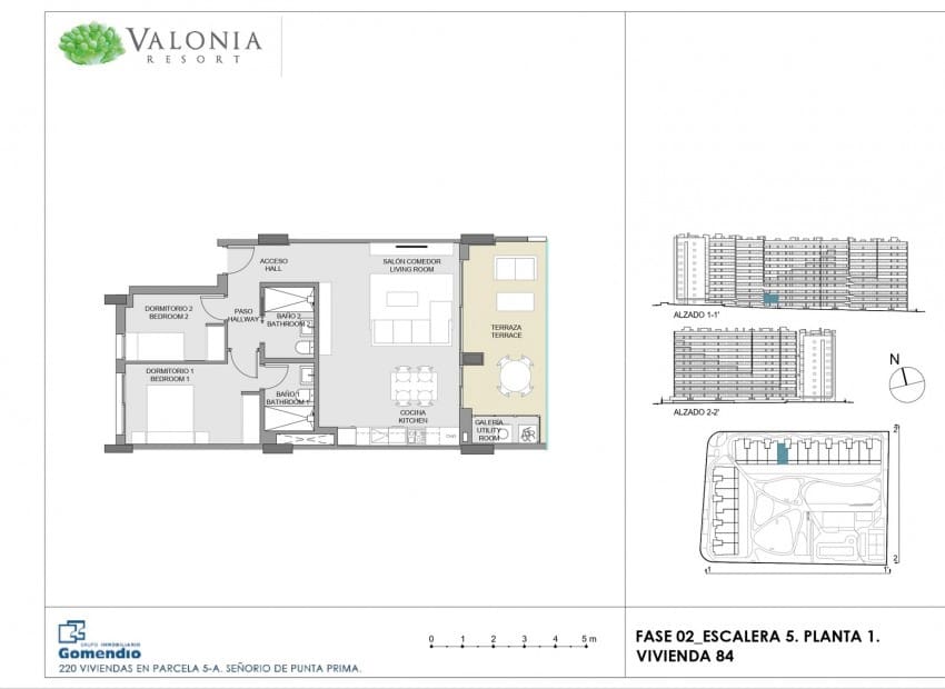 Apartamento de 2 habitaciones en Punta Prima en venta con piscina garaje - 389.000 € (Ref: 10057580)