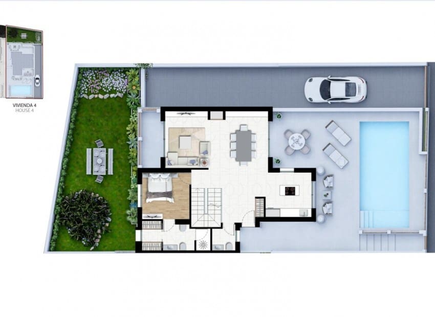 3 soverom Villa til salgs i Alfaz del Pi / L'Alfas del Pi med svømmebasseng garasje - € 780 000 (Ref: 10120283)
