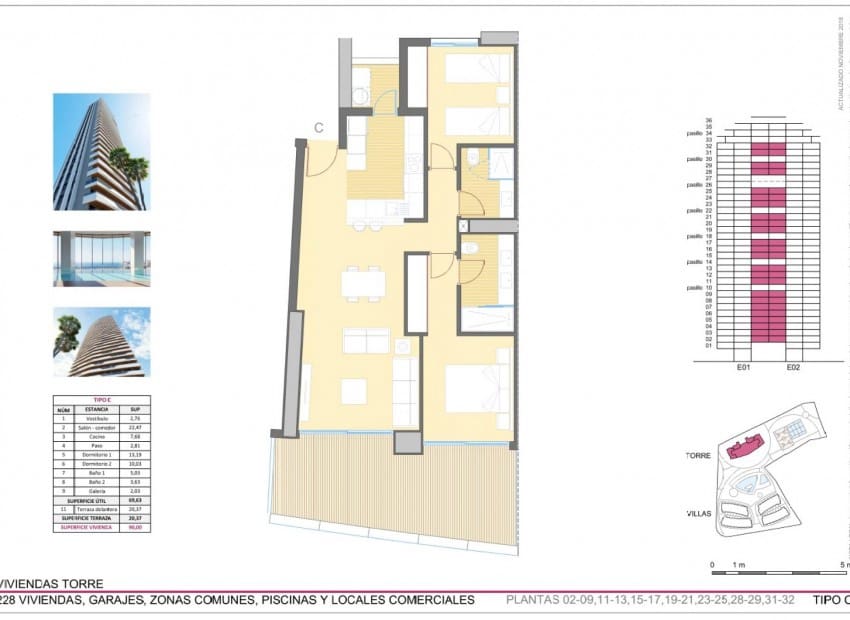 2 bedroom Apartment for sale in Benidorm with pool - € 690,000 (Ref: 1994673)