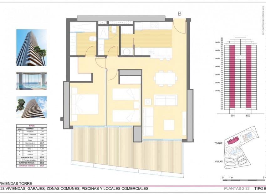 2 bedroom Apartment for sale in Benidorm with pool - € 690,000 (Ref: 1994673)