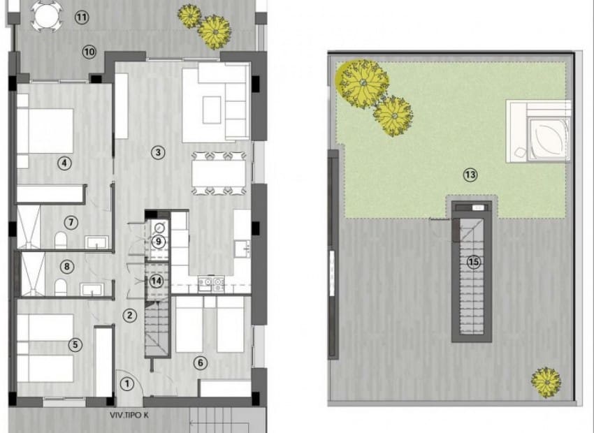 Apartamento de 2 habitaciones en Gran Alacant en venta con piscina garaje - 405.000 € (Ref: 2700731)