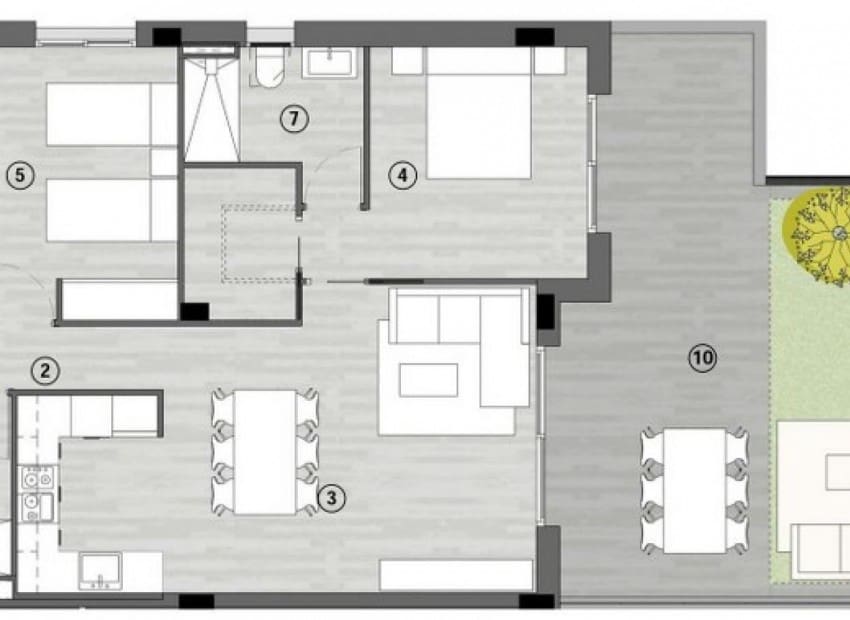 Apartamento de 2 habitaciones en Gran Alacant en venta con piscina garaje - 405.000 € (Ref: 2700731)