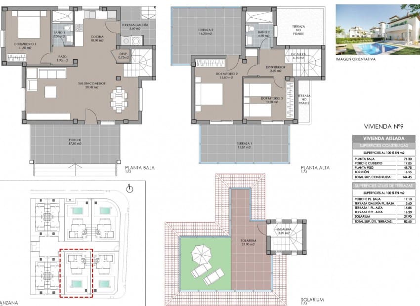 3 bedroom Villa for sale in San Fulgencio with pool - € 632,000 (Ref: 2733226)