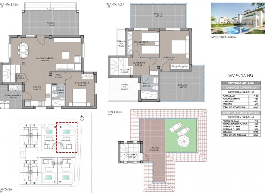 3 bedroom Villa for sale in San Fulgencio with pool - € 632,000 (Ref: 2733226)