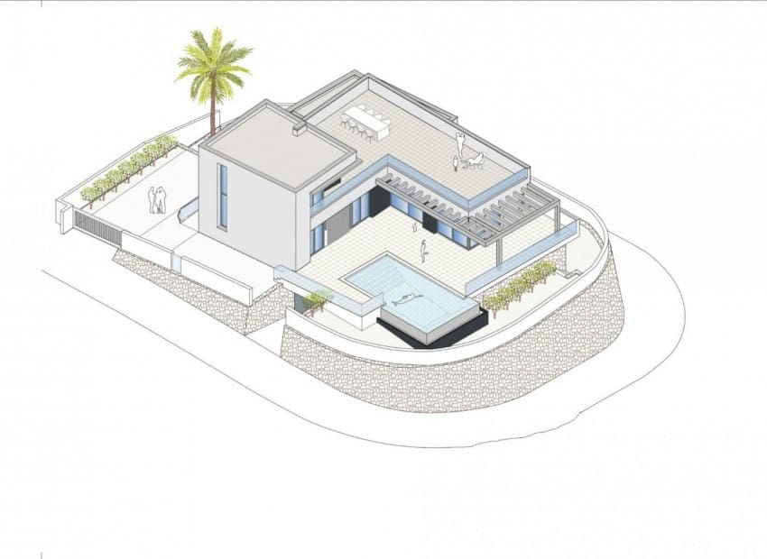 3 camera da letto Appartamento in vendita in Moraira con piscina - 2.250.000 € (Rif: 6418556)