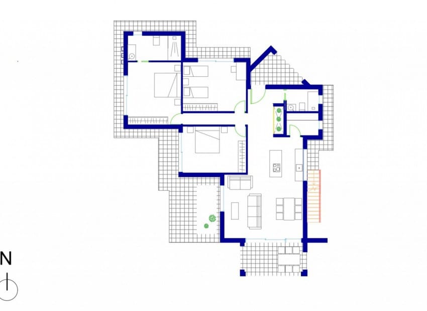 Chalet de 3 habitaciones en Benissa en venta con piscina - 899.000 € (Ref: 7037652)