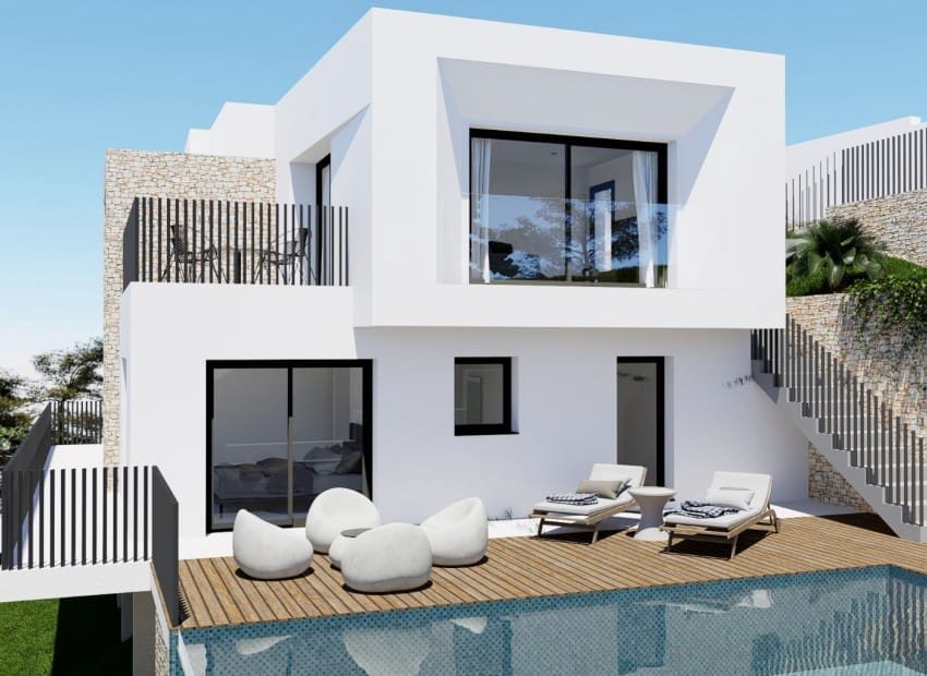 4 sovrum Villa till salu i Altea la Vella med pool garage - 680 000 € (Ref: 7210223)