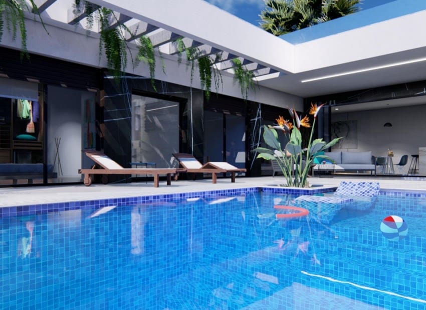 Chalet de 3 habitaciones en Algorfa en venta con piscina - 455.000 € (Ref: 7440928)