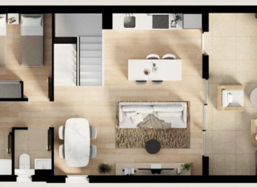 3 bedroom Townhouse for sale in Finestrat with pool - € 550,000 (Ref: 7510977)