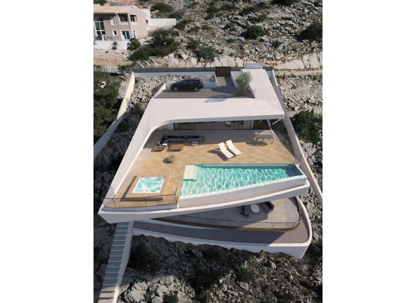 4 soverom Villa til salgs i Altea la Vella med svømmebasseng garasje - € 2 100 000 (Ref: 8825673)