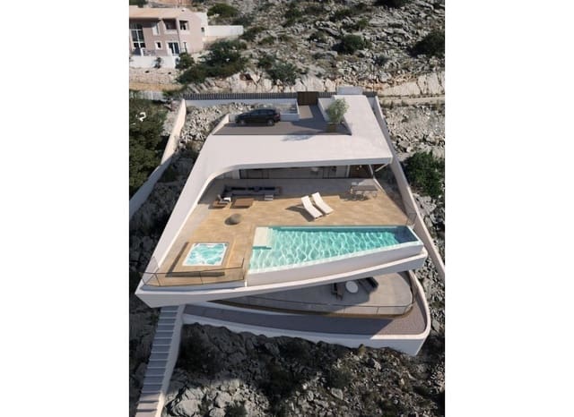 4 sypialnia Willa na sprzedaż w Altea la Vella, Altea z basenem garażem - 2 100 000 € (Ref: 8825673)