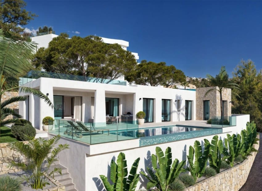 Chalet de 4 habitaciones en Calpe / Calp en venta con piscina - 1.750.000 € (Ref: 8825696)