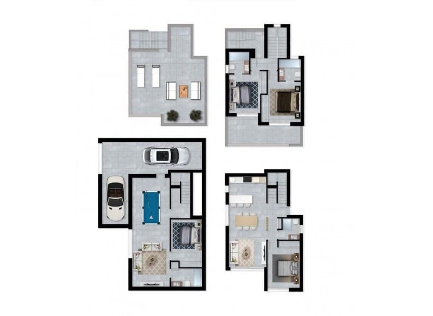 4 Zimmer Villa zu verkaufen in La Nucia mit Pool - 600.000 € (Ref: 8825710)