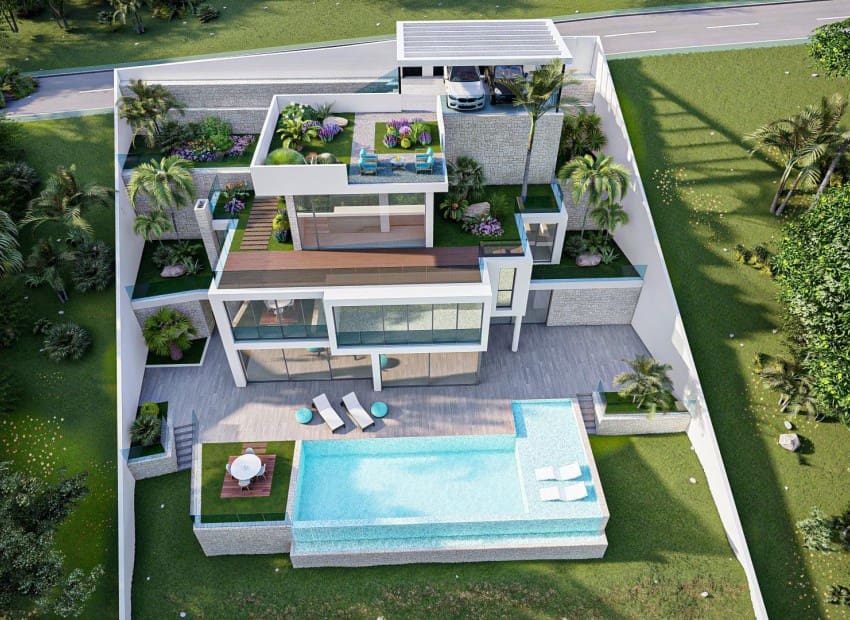 Chalet de 4 habitaciones en Altea en venta con piscina - 2.350.000 € (Ref: 8825730)