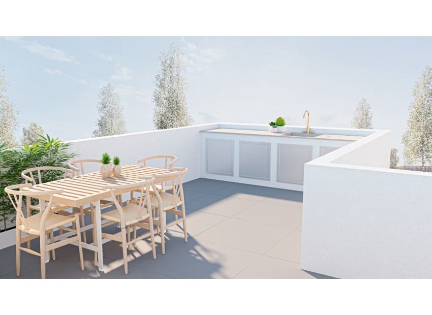 3 sypialnia Dom blizniak na sprzedaż w San Pedro del Pinatar z basenem - 289 000 € (Ref: 8825737)