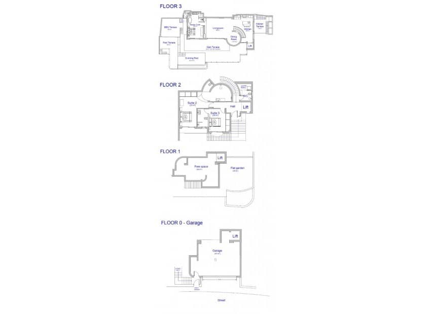 4 chambre Villa/Maison à vendre à Altea avec piscine garage - 1 750 000 € (Ref: 8825741)