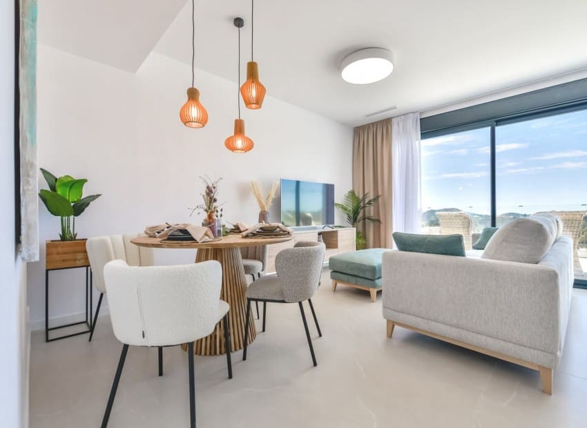 2 quarto Apartamento para venda em Finestrat com piscina - 550 000 € (Ref: 8825747)