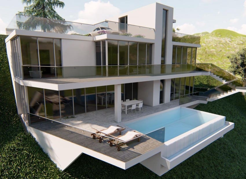 4 soverom Villa til salgs i Altea la Vella med svømmebasseng - € 845 000 (Ref: 8887438)