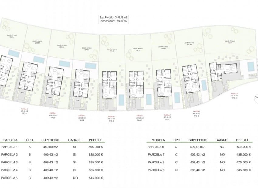 3 soveværelse Villa til salg i Finestrat med swimmingpool - € 595.000 (Ref: 8887452)