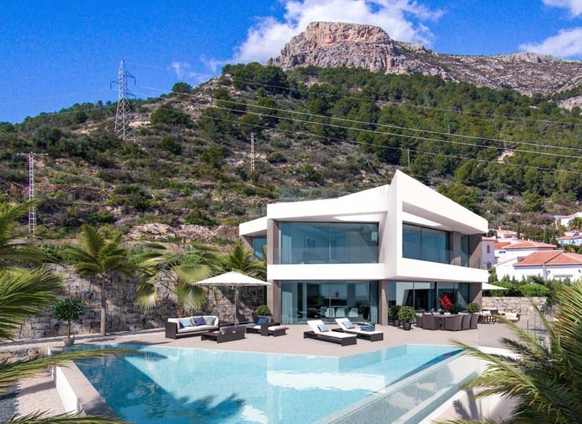 4 chambre Villa/Maison à vendre à Calpe / Calp avec piscine garage - 1 850 000 € (Ref: 8887459)
