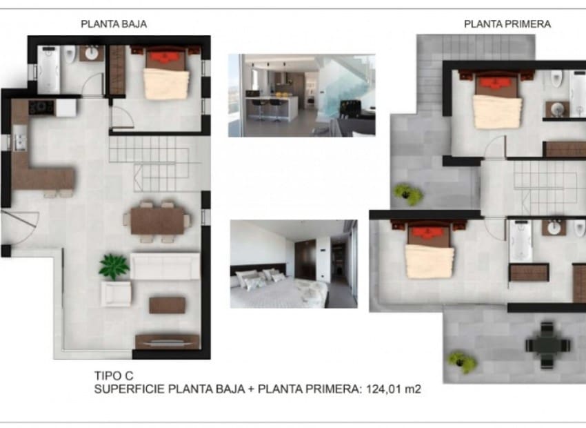 3 soveværelse Villa til salg i Finestrat med swimmingpool garage - € 695.000 (Ref: 8887460)