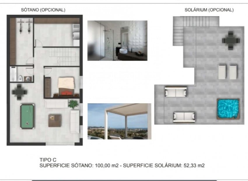 3 soveværelse Villa til salg i Finestrat med swimmingpool garage - € 695.000 (Ref: 8887460)