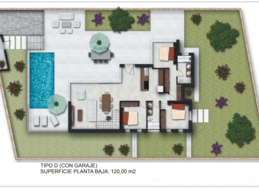 3 soveværelse Villa til salg i Finestrat med swimmingpool garage - € 695.000 (Ref: 8887460)