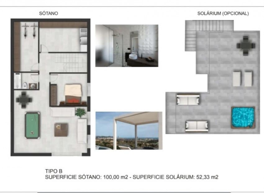 3 soveværelse Villa til salg i Finestrat med swimmingpool garage - € 695.000 (Ref: 8887460)