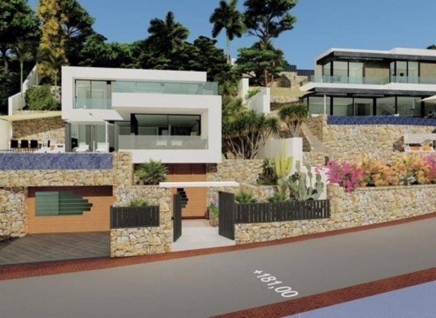 4 chambre Villa/Maison à vendre à Calpe / Calp avec piscine garage - 1 550 000 € (Ref: 8887461)